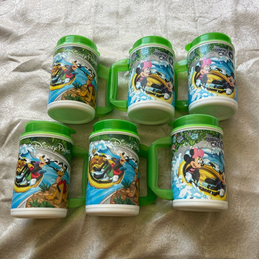 Disney Green and Blue Adventure Mugs